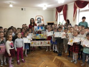 Astazi in IET 210 activitatile organizate cu copiii au fost dedicate marelui poet Grigore Vieru! (14.02.2019)