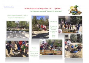 Instituția de educație timpurie nr. 210 ” Spiriduș” Participarea la concursul ” Fantezii de primăvară”